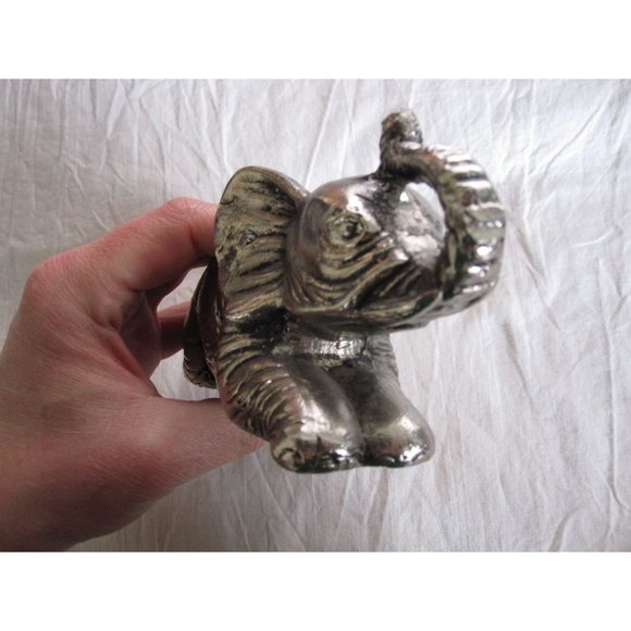 Beautiful Vintage Arthur Court Designs Elephant candle holder Aluminum 1977 - Picture 5 of 9